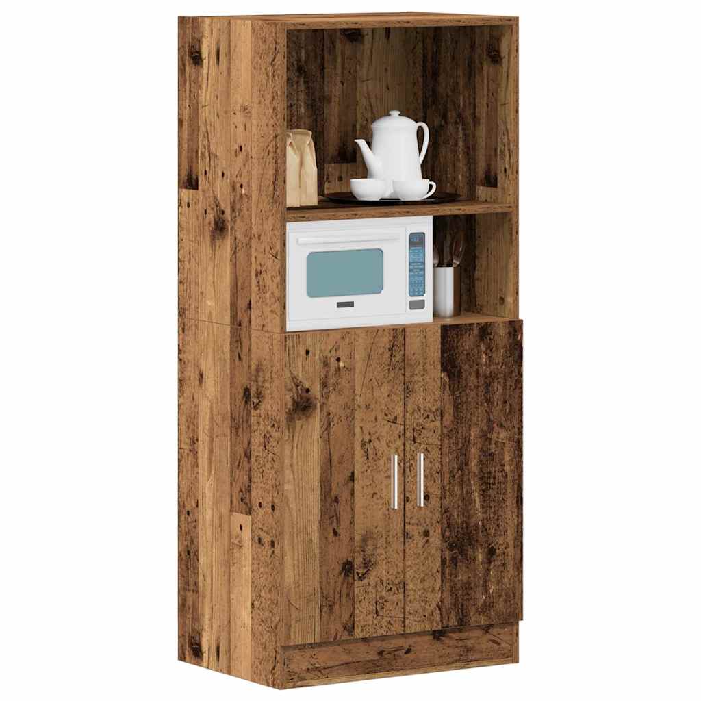 Kitchen Cabinet Old Wood 57x41,5x131,5 cm Engineered Wood