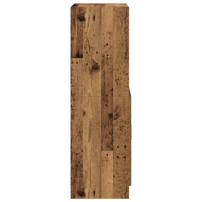 Kitchen Cabinet Old Wood 57x41,5x131,5 cm Engineered Wood