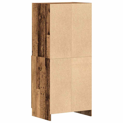 Kitchen Cabinet Old Wood 57x41,5x131,5 cm Engineered Wood