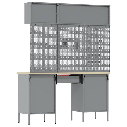 Work Cabinet Set with Drawer with Storage Manual 8 pcs Red