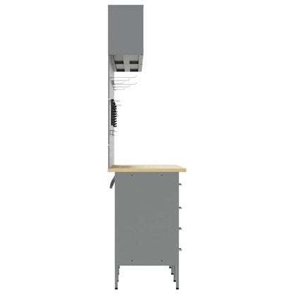 Work Cabinet Set with Drawer with Storage Manual 10 pcs Red