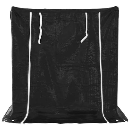 Firewood Rack with Rain Cover 100.5x100.5x110.5 cm Galvanised Steel