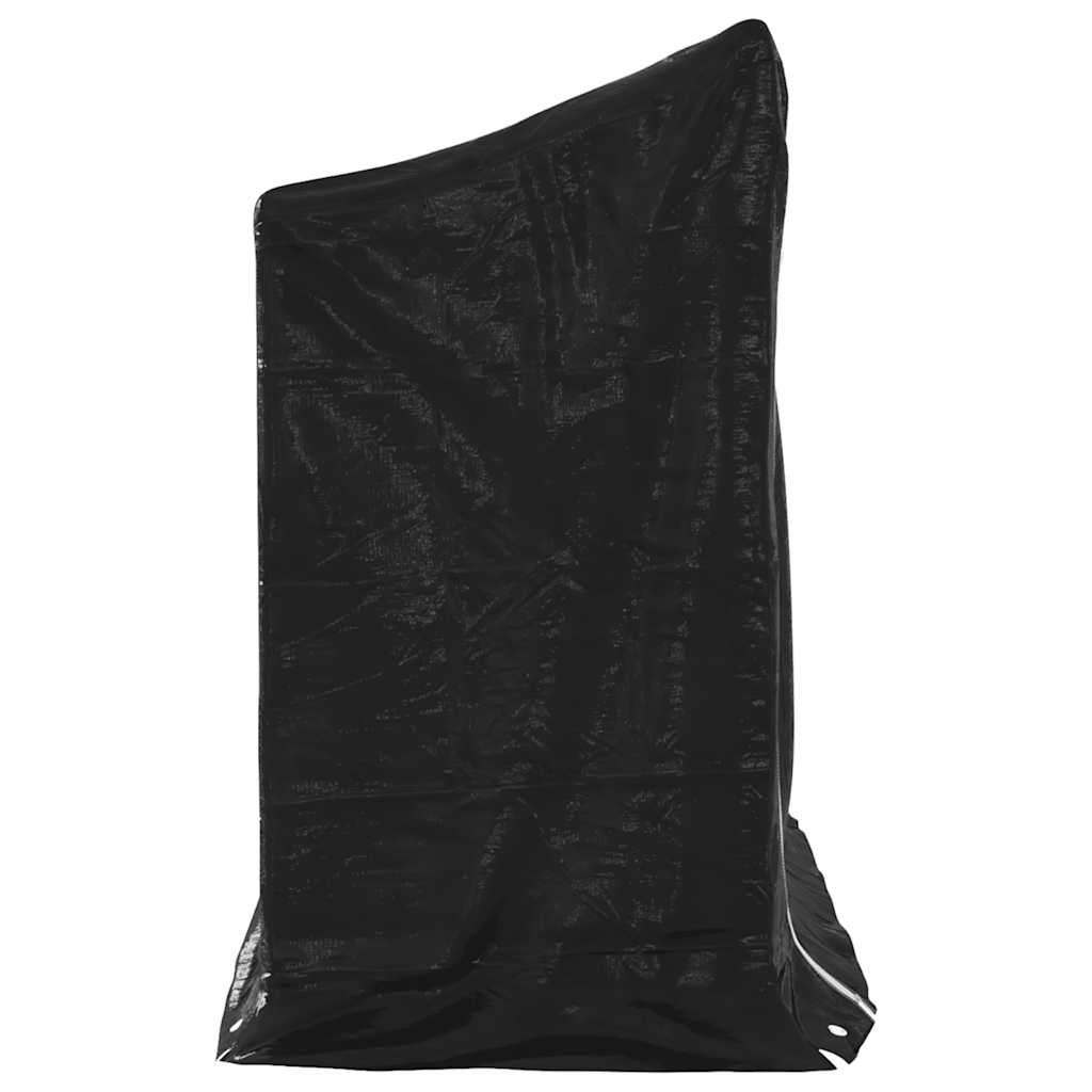 Firewood Rack with Rain Cover 151x60.5x110.5 cm Galvanised Steel