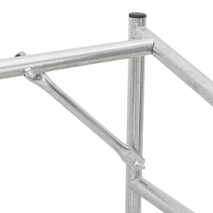 Firewood Rack with Rain Cover 151x60.5x110.5 cm Galvanised Steel
