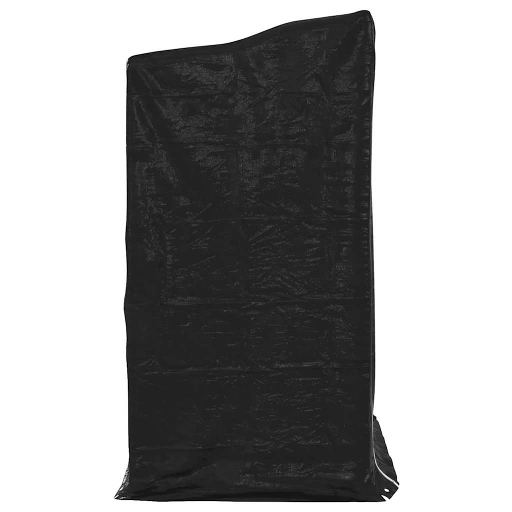 Firewood Rack with Rain Cover 150x100x200 cm Galvanised Steel