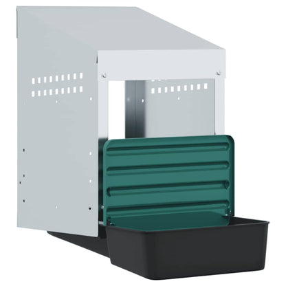 Chicken Nesting Box 1 Compartment Wall-Mounted Galvanised Steel