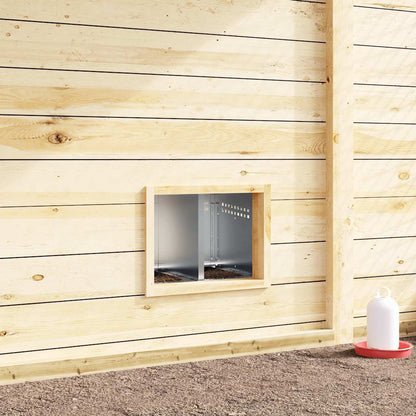 Chicken Nesting Box 2 Compartments Wall-Mounted