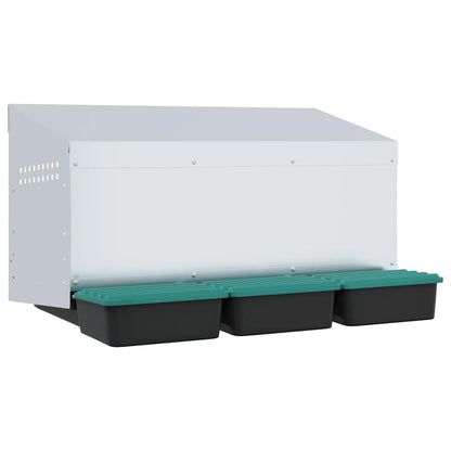 Chicken Nesting Box 3 Compartments Wall-Mounted