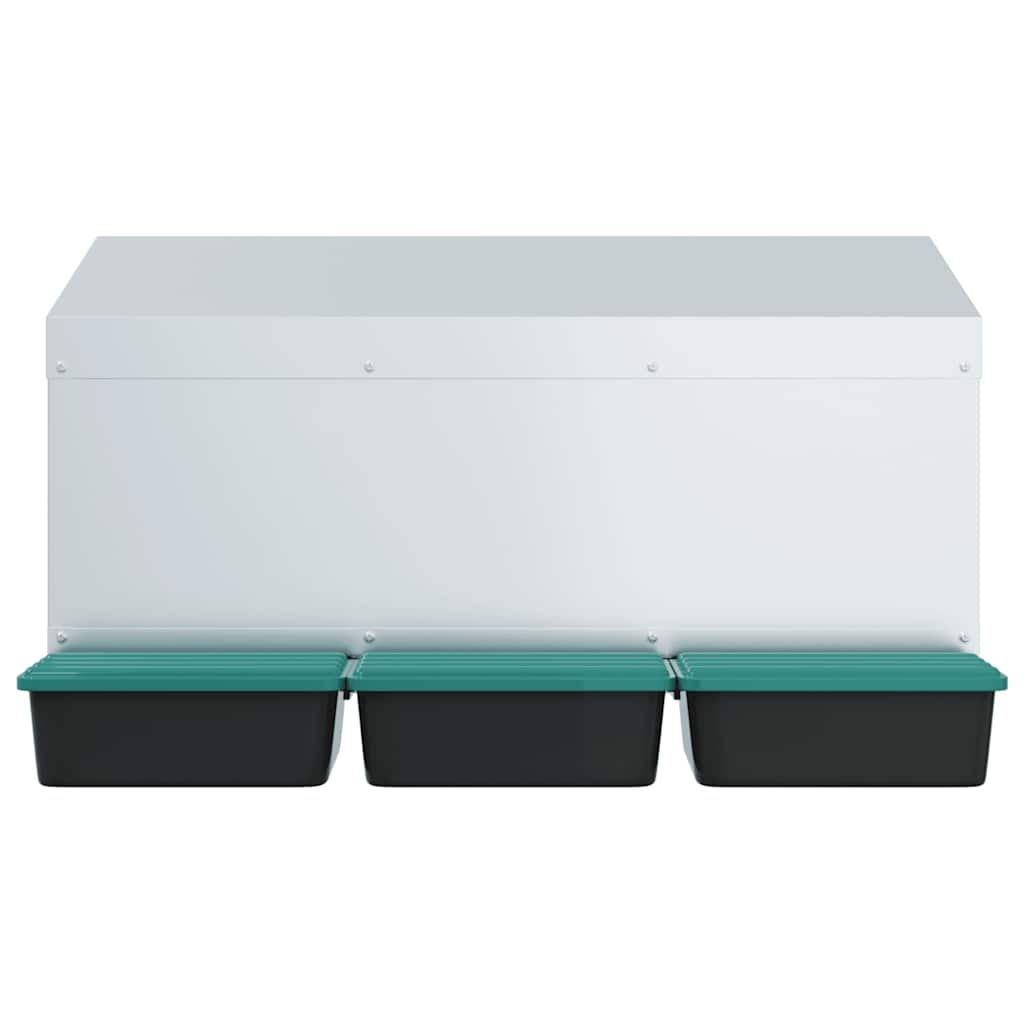 Chicken Nesting Box 3 Compartments Wall-Mounted