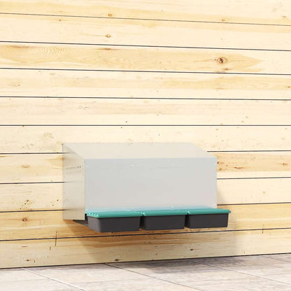 Chicken Nesting Box 3 Compartments Wall-Mounted