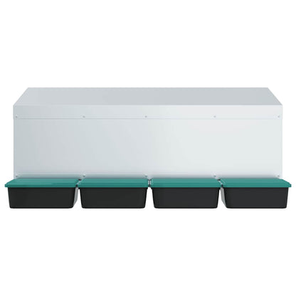 Chicken Nesting Box 4 Compartments Wall-Mounted
