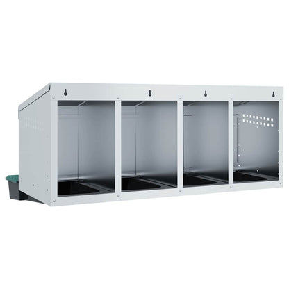 Chicken Nesting Box 4 Compartments Wall-Mounted