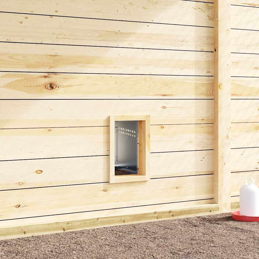 Chicken Nesting Box 1 Compartment with Legs Galvanised Steel