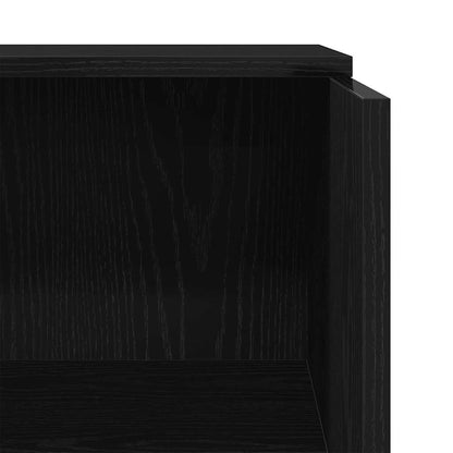 Reception Desk Black 55x50x103.5 cm Engineered Wood