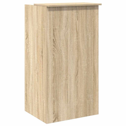 Reception Desk Sonoma Oak 55x50x103.5 cm Engineered Wood