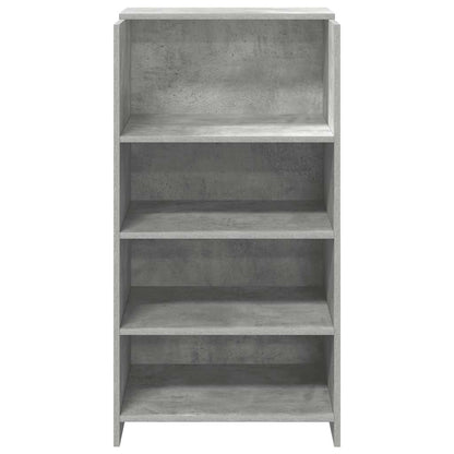 Reception Desk Concrete Grey 55x50x103.5 cm Engineered Wood