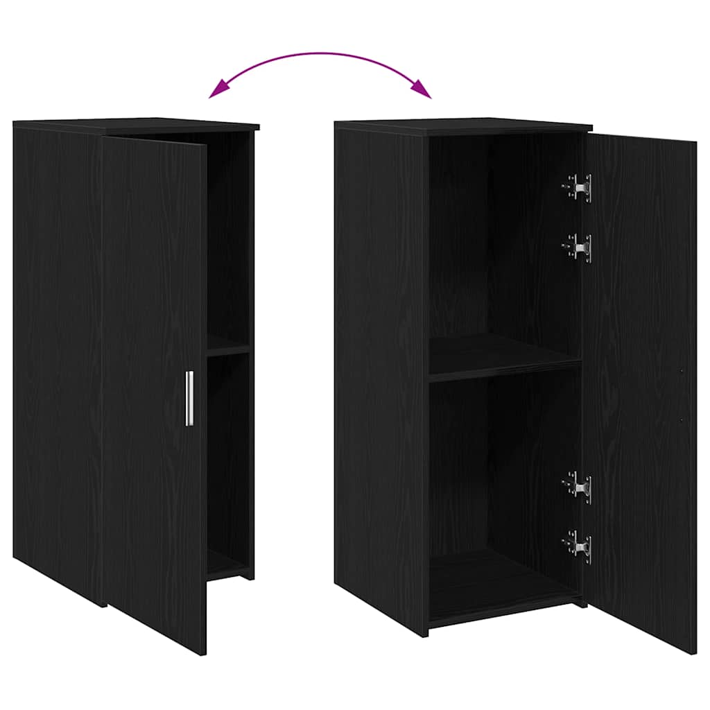 Storage Cabinet Black 40x45x103,5 cm Engineered Wood
