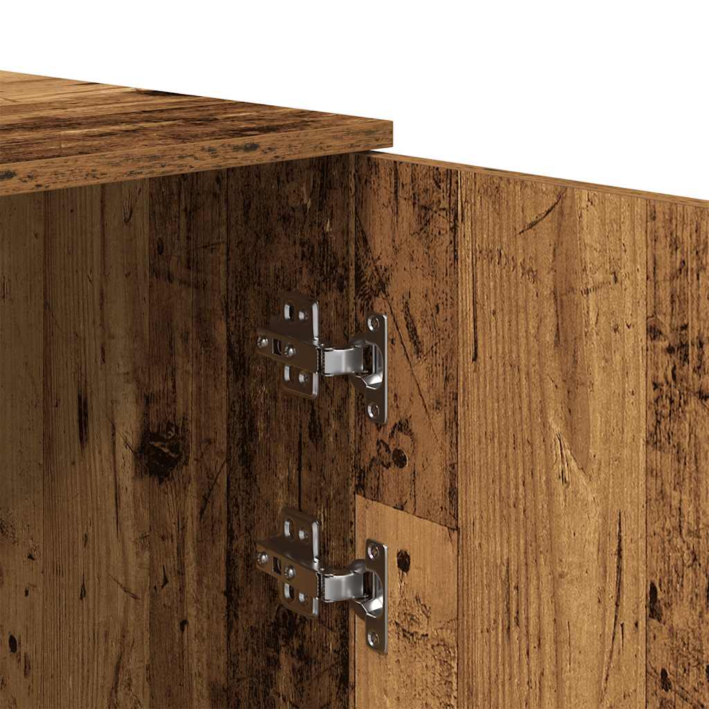 Storage Cabinet Old Wood 50x45x103.5 cm Engineered Wood