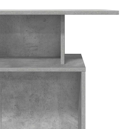 Reception Desk Concrete Grey 100x40x104 cm Engineered Wood