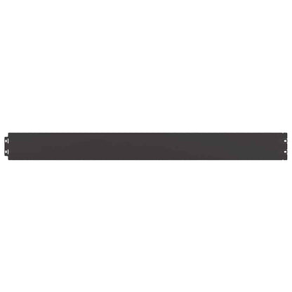 Lawn Edgings 10 pcs Black 10x103 cm Cold-rolled Steel