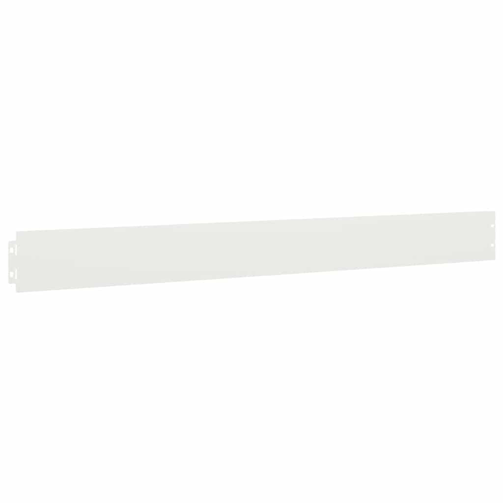Lawn Edgings 10 pcs White 10x103 cm Cold-rolled Steel