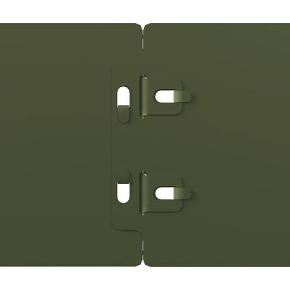 Lawn Edgings 10 pcs Olive Green 10x103 cm Cold-rolled Steel
