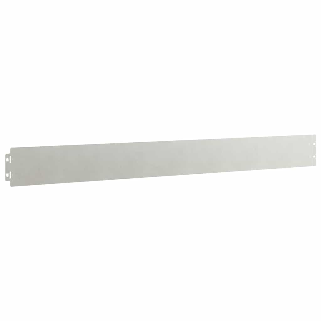 Lawn Edging 10 pcs 10 x 103 cm Stainless Steel Silver