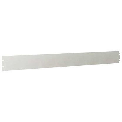 Lawn Edging 10 pcs 10 x 103 cm Stainless Steel Silver