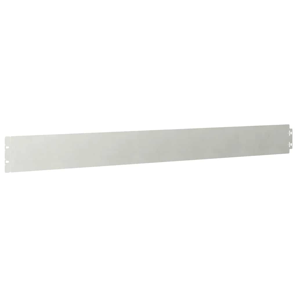 Lawn Edging 10 pcs 10 x 103 cm Stainless Steel Silver