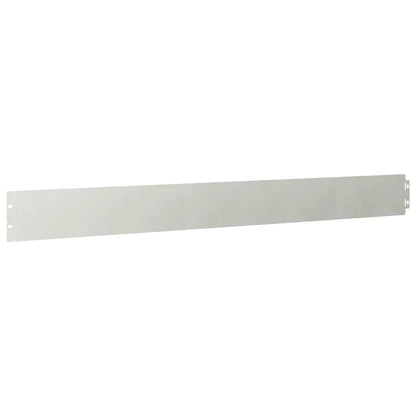 Lawn Edging 10 pcs 10 x 103 cm Stainless Steel Silver