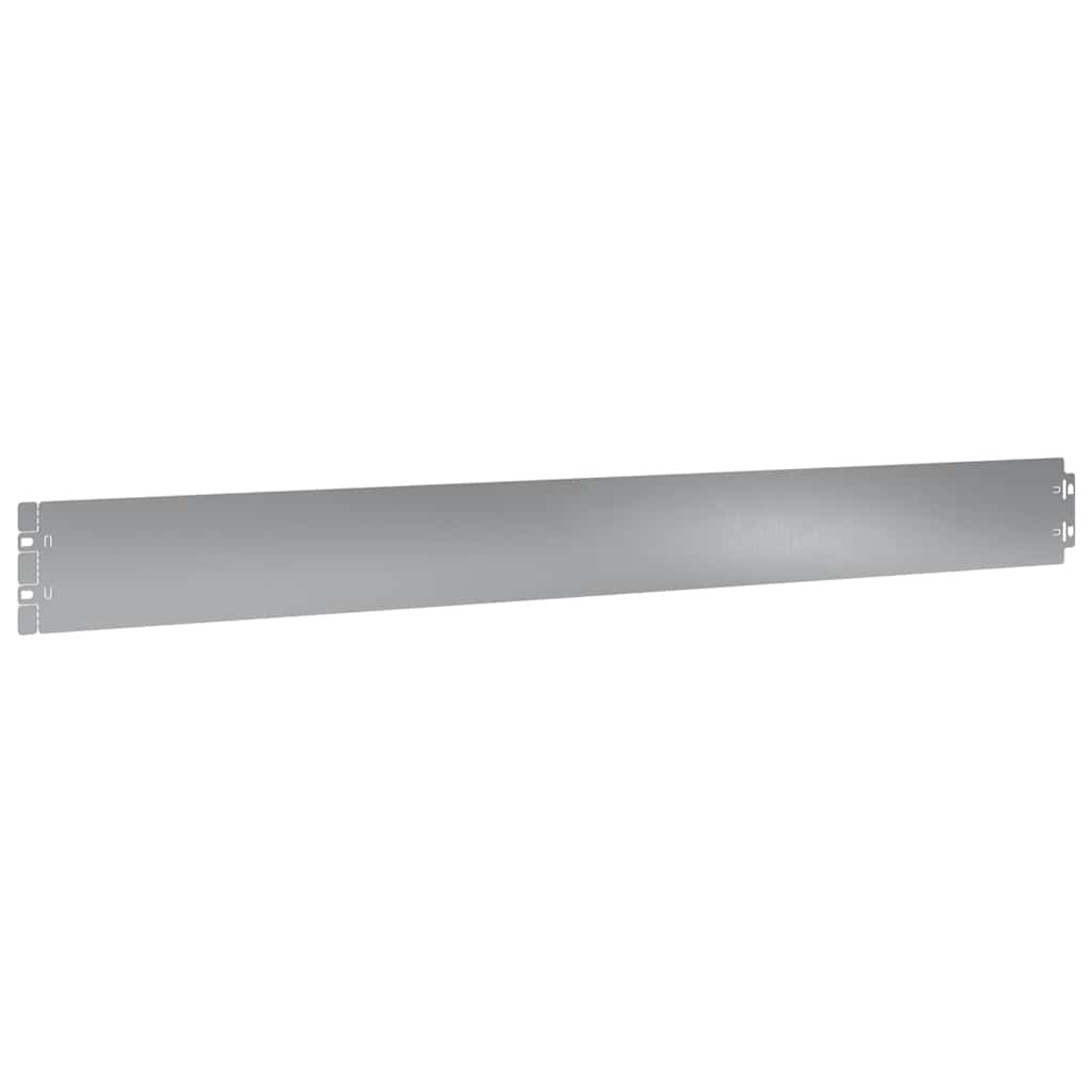 Lawn Edging 10 pcs 10 x 103 cm Galvanised Steel Silver