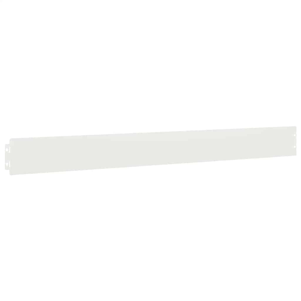 Lawn Edgings 50 pcs White 10x103 cm Cold-rolled Steel