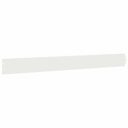 Lawn Edgings 50 pcs White 10x103 cm Cold-rolled Steel