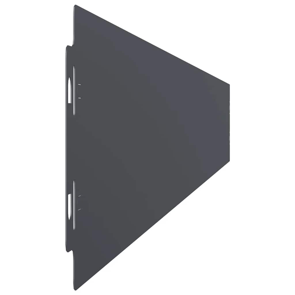 Lawn Edgings 50 pcs Anthracite 10x103 cm Cold-rolled Steel