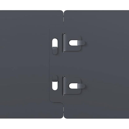 Lawn Edgings 50 pcs Anthracite 10x103 cm Cold-rolled Steel