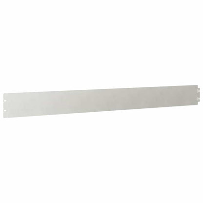 Lawn Edging 50 pcs 10 x 103 cm Stainless Steel Silver