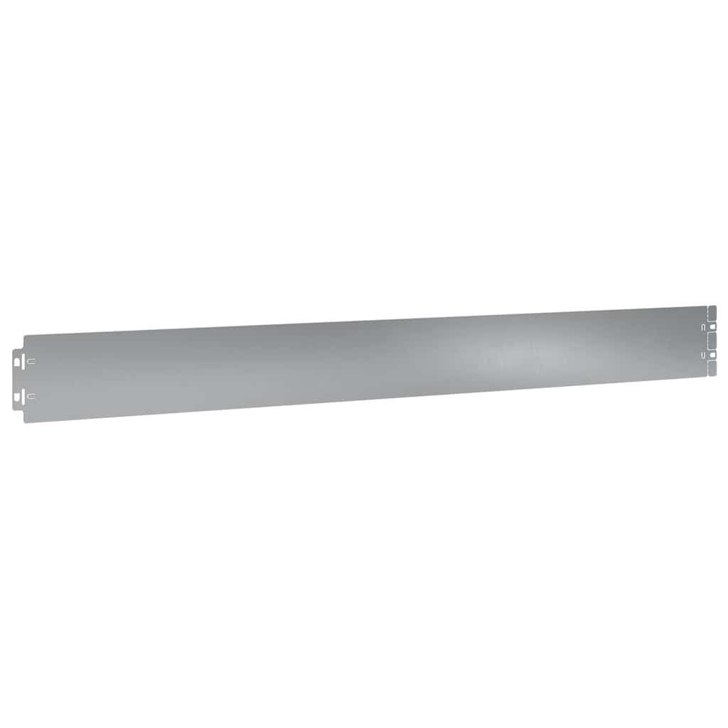 Lawn Edging 50 pcs 10 x 103 cm Galvanised Steel Silver