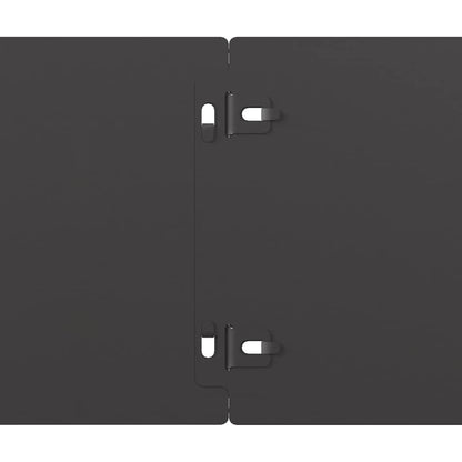 Lawn Edgings 10 pcs Black 15x103 cm Cold-rolled Steel
