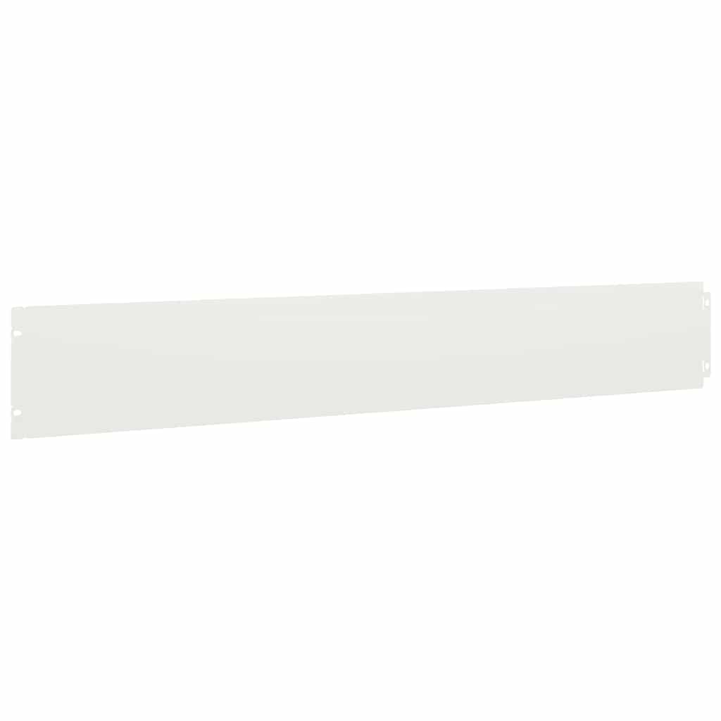 Lawn Edgings 10 pcs White 15x103 cm Cold-rolled Steel