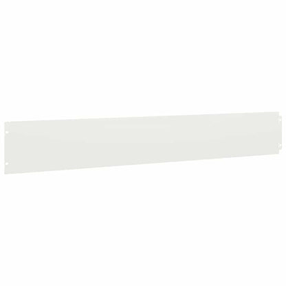Lawn Edgings 10 pcs White 15x103 cm Cold-rolled Steel