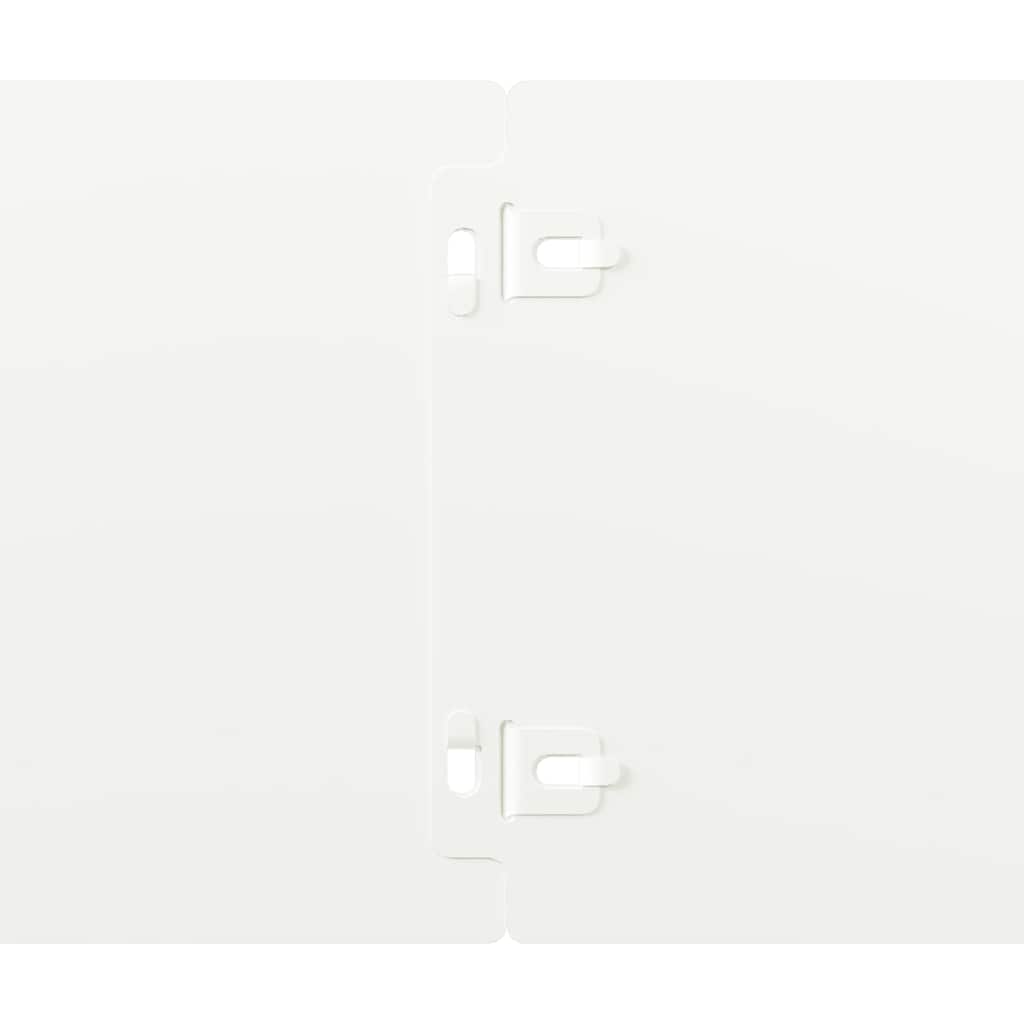 Lawn Edgings 10 pcs White 15x103 cm Cold-rolled Steel