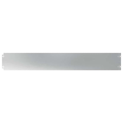 Lawn Edging 10 pcs 15 x 103 cm Galvanised Steel Silver
