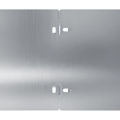 Lawn Edging 10 pcs 15 x 103 cm Galvanised Steel Silver