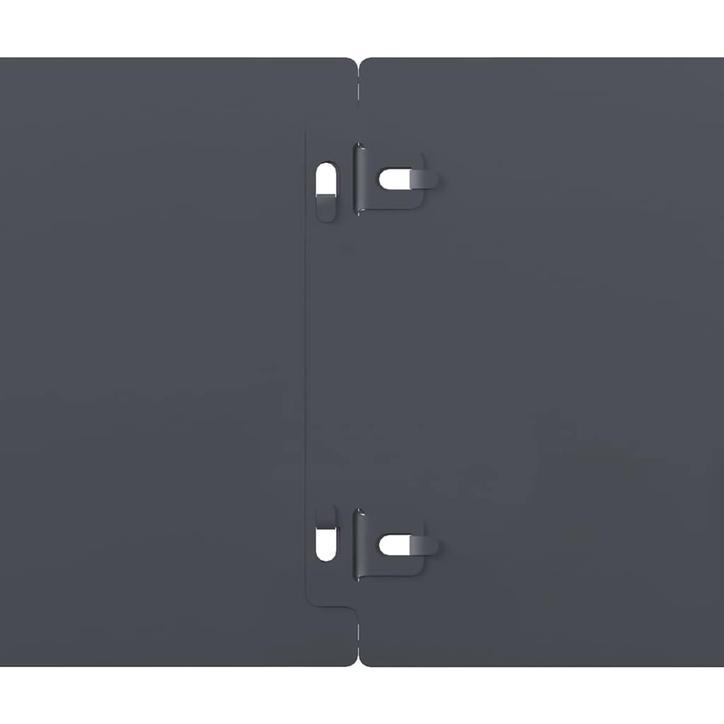 Lawn Edgings 50 pcs Anthracite 15x103 cm Cold-rolled Steel
