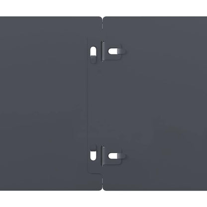 Lawn Edgings 50 pcs Anthracite 15x103 cm Cold-rolled Steel