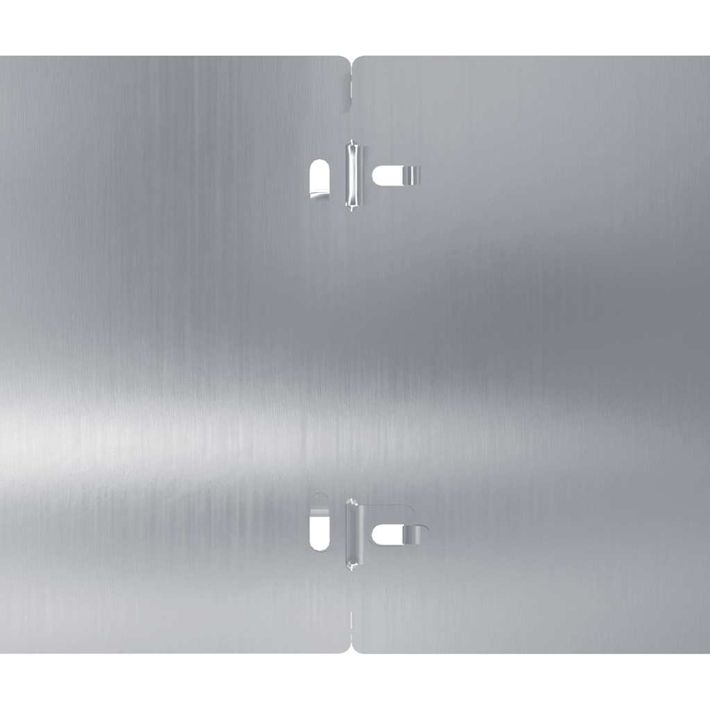 Lawn Edging 50 pcs 15 x 103 cm Galvanised Steel Silver