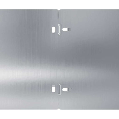 Lawn Edging 50 pcs 15 x 103 cm Galvanised Steel Silver