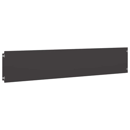 Lawn Edgings 10 pcs Black 20x103 cm Cold-rolled Steel