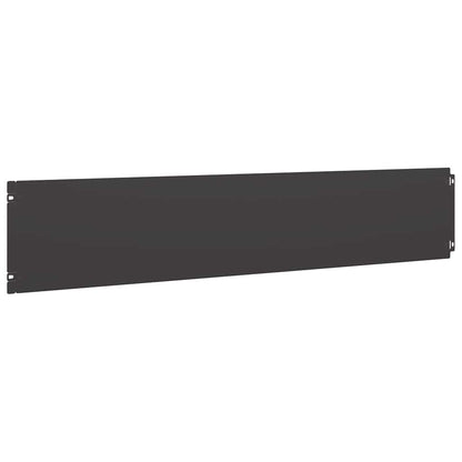 Lawn Edging 10 pcs 20 x 103 cm Steel Black
