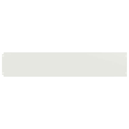 Lawn Edgings 10 pcs White 20x103 cm Cold-rolled Steel
